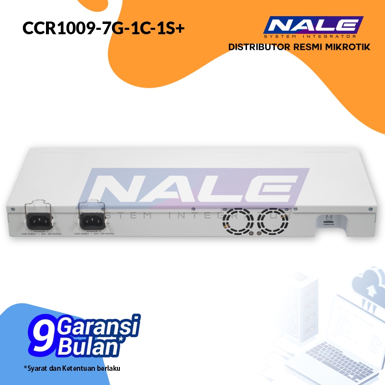 SLOTNE - CCR1009-7G-1C-1S+ - 02 Mikrotik Router CCR1009-7G-1C-1S+ - Gambar 2