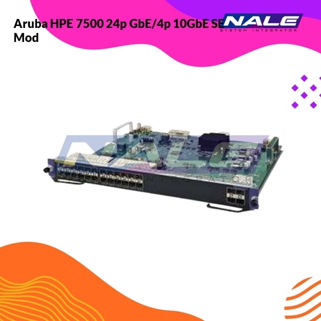 Slide1 Aruba HPE 7500 24p GbE/4p 10GbE SE Mod - Gambar 1
