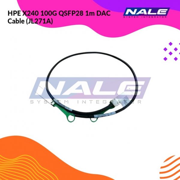 HPE X240 100G QSFP28 1m DAC Cable (JL271A)