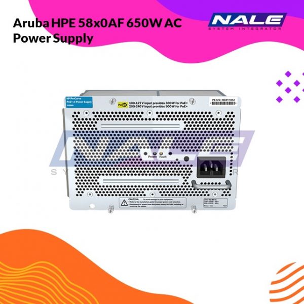 Aruba HPE 58x0AF 650W AC Power Supply (JC680A)