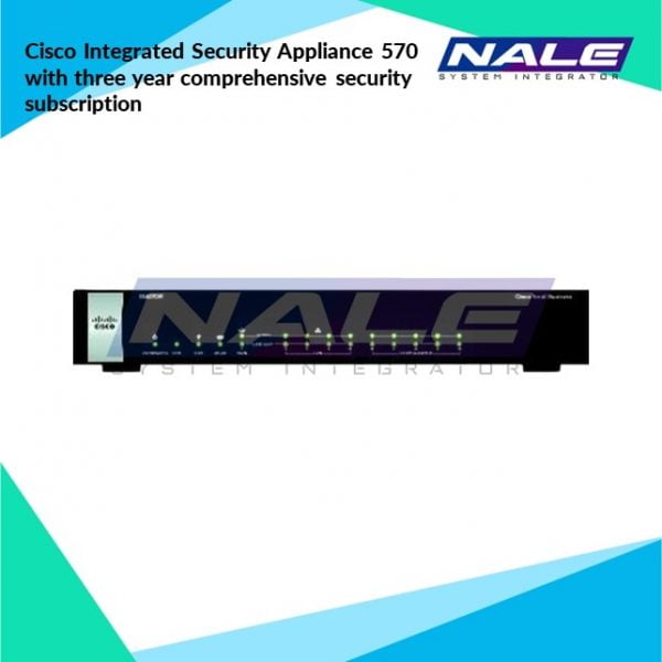 Cisco Integrated Security Appliance 570 with three year comprehensive security subscription