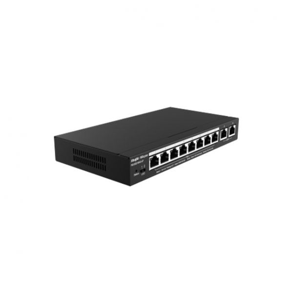 Reyee RG-ES210GC-LP Cloud Managed Layer 2 PoE Switches for IP Surveillance
